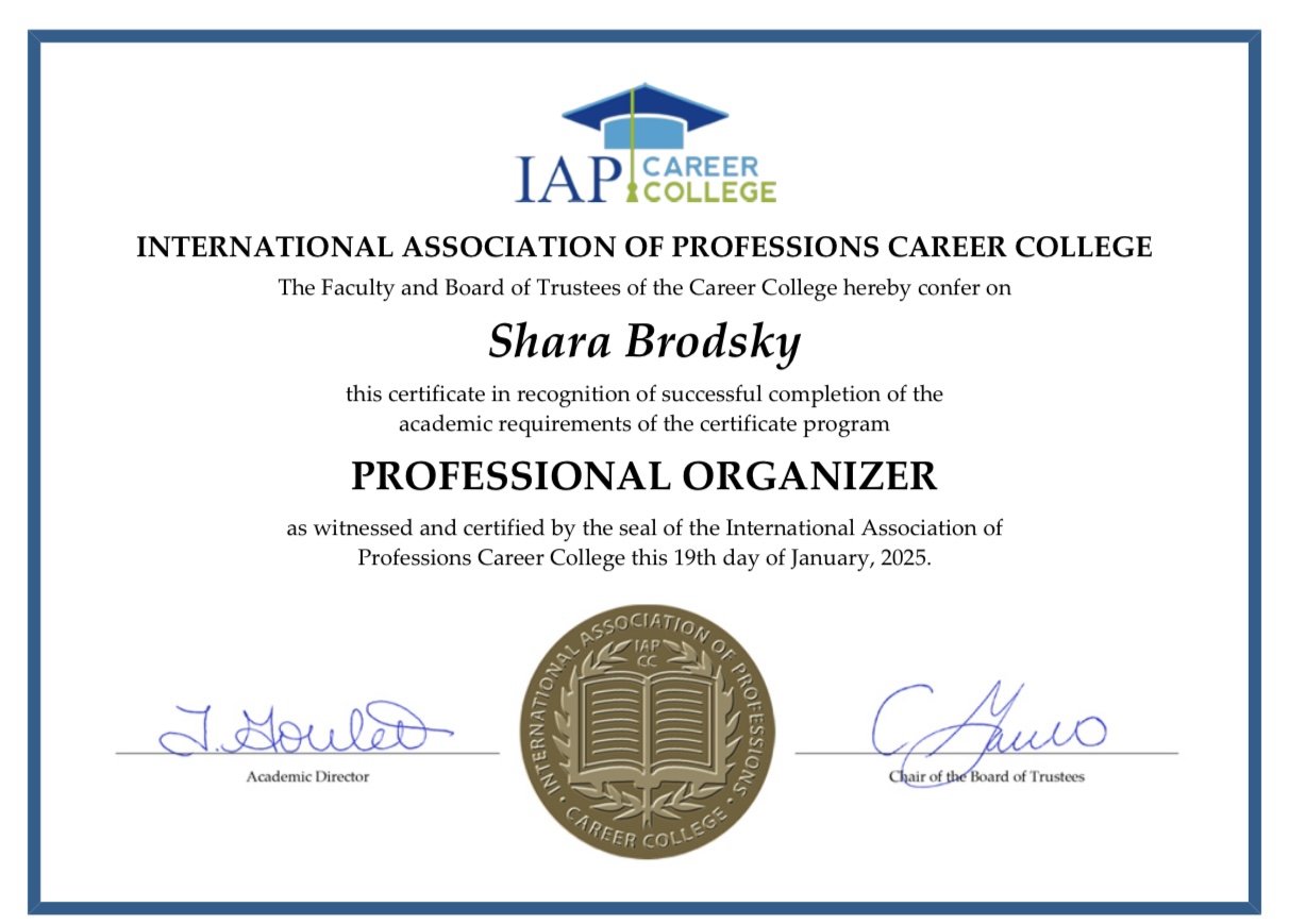International Associate of Professionals Shara Brodsky